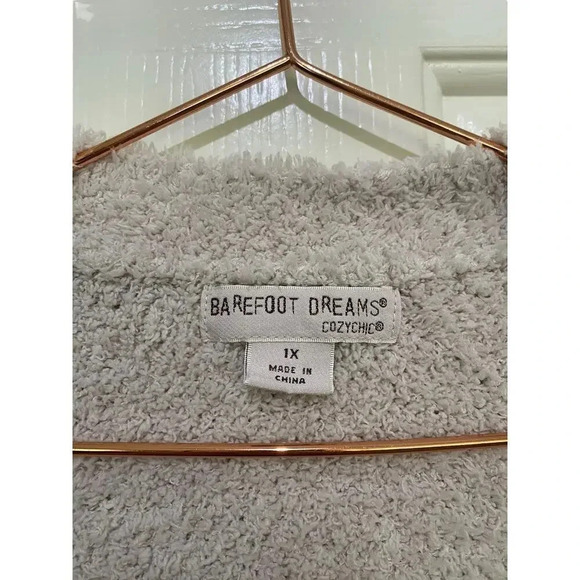 Barefoot Dreams CozyChic Knit Open Front Cardigan Sweater Size 1X - Picture 3 of 4
